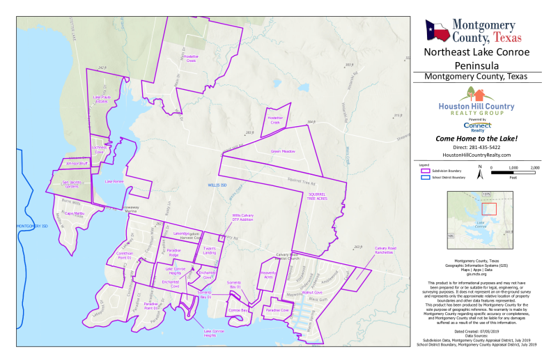 Lake Conroe Subdivisions | Map, Amenities & Homes for Sale | Houston ...