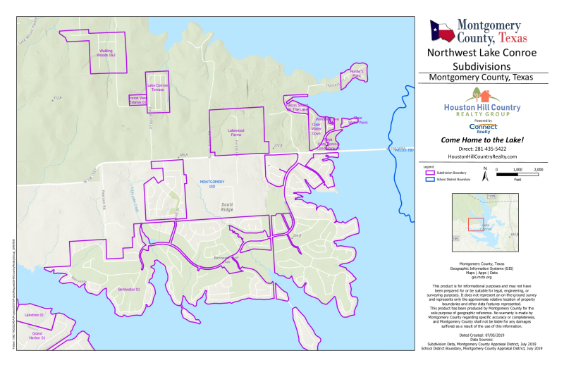 Lake Conroe Subdivisions | Map, Amenities & Homes for Sale | Houston ...