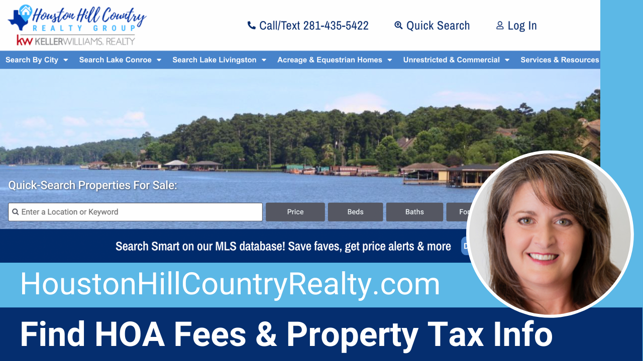 Find HOA Fees & Property Tax Info on Property Pages