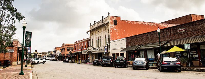 Old-Town-Conroe-Texas Shopping homes for sale in Conroe, Tx? Check out these Things to do in Lake Conroe - visit Old Town Conroe courthouse square